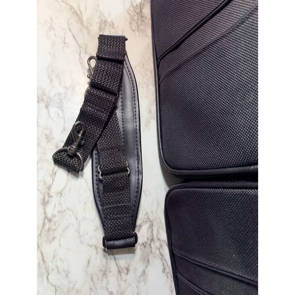 Samsonite Silhouette 4‎ Black Soft Suitcase Luggage 7 Compartment 22